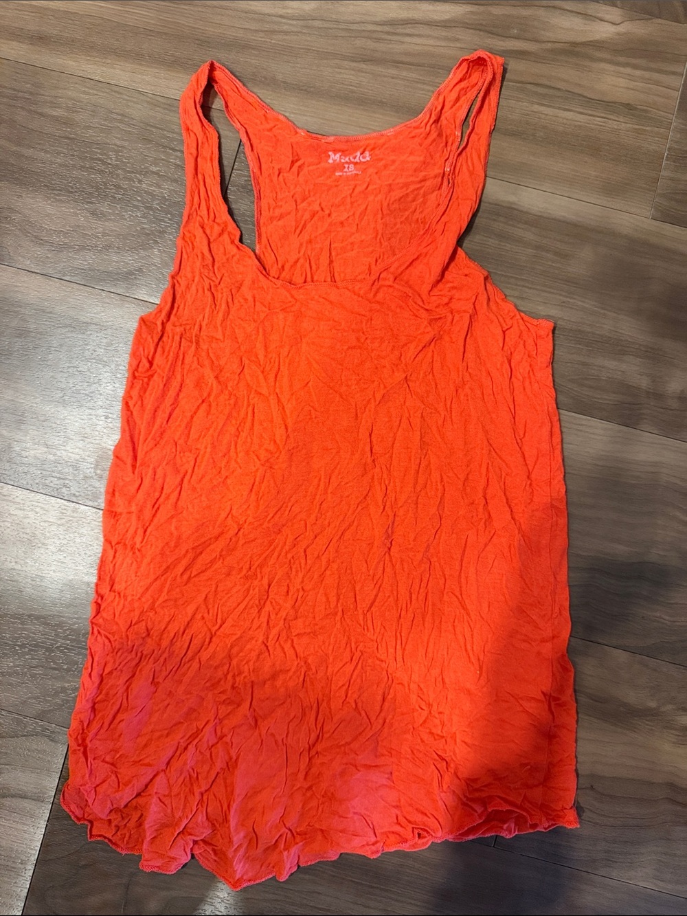 Mudd - Bright Orange Scoop Neck Tank